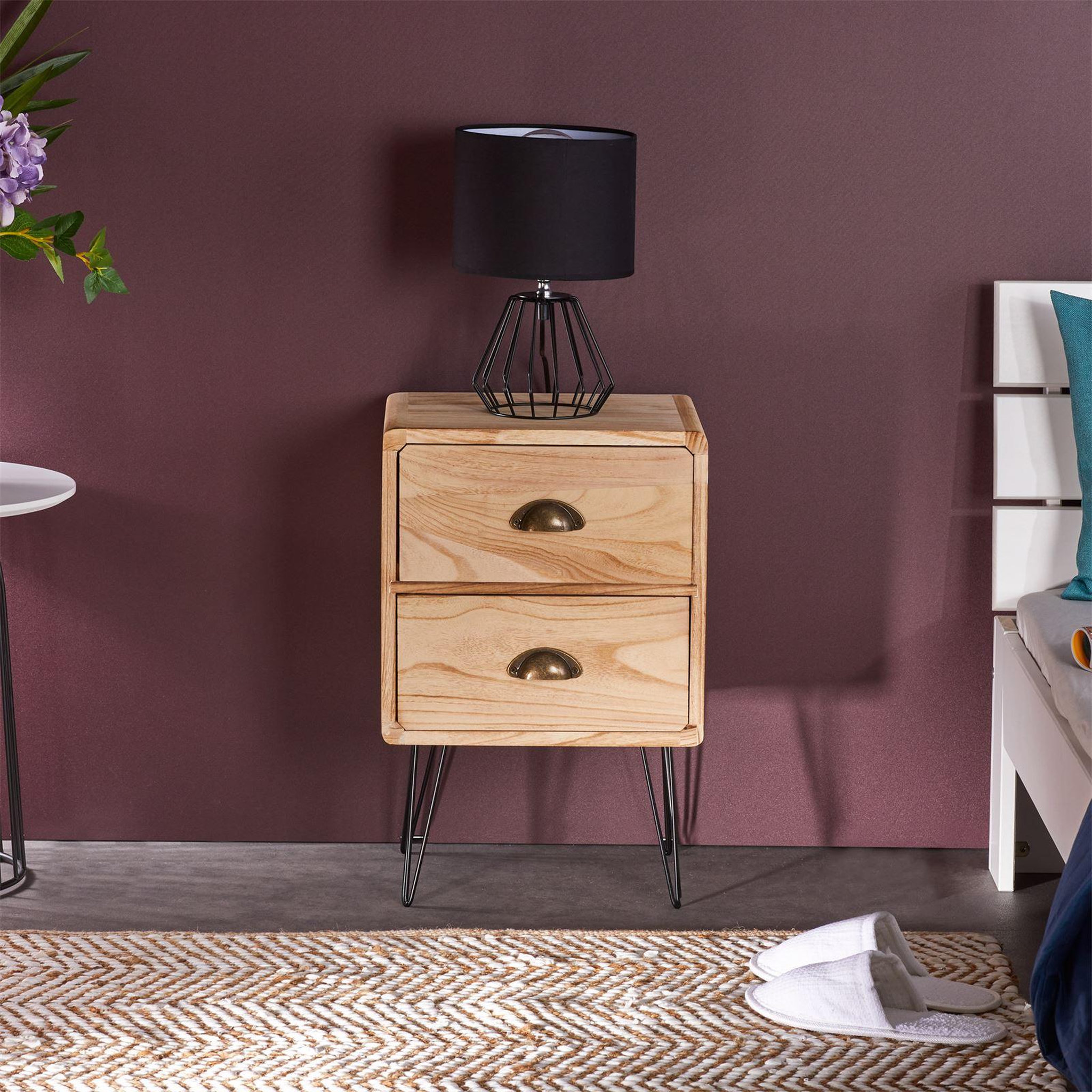 Voir la diapositive 2 : IDIMEX Table de chevet MALIA