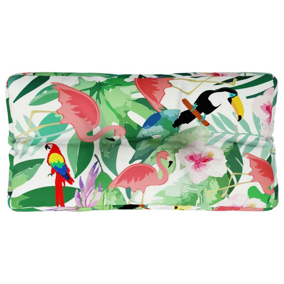 VIDAXL Coussin de palette multicolore 80x40x12 cm tissu