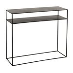 Paris Prix Console Design 2 Niveaux  Lovra  100cm Noir