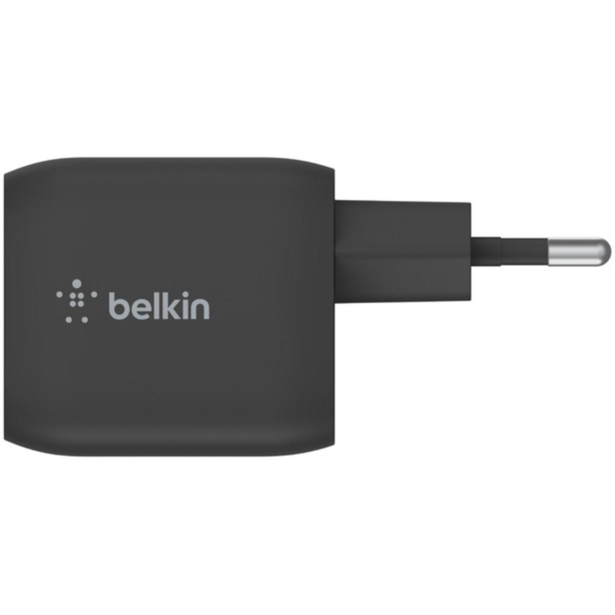 Belkin Chargeur secteur 45W USB-C pour Samsung et Apple Noir