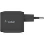 Voir la diapositive 4 : Belkin Chargeur secteur 45W USB-C pour Samsung et Apple Noir
