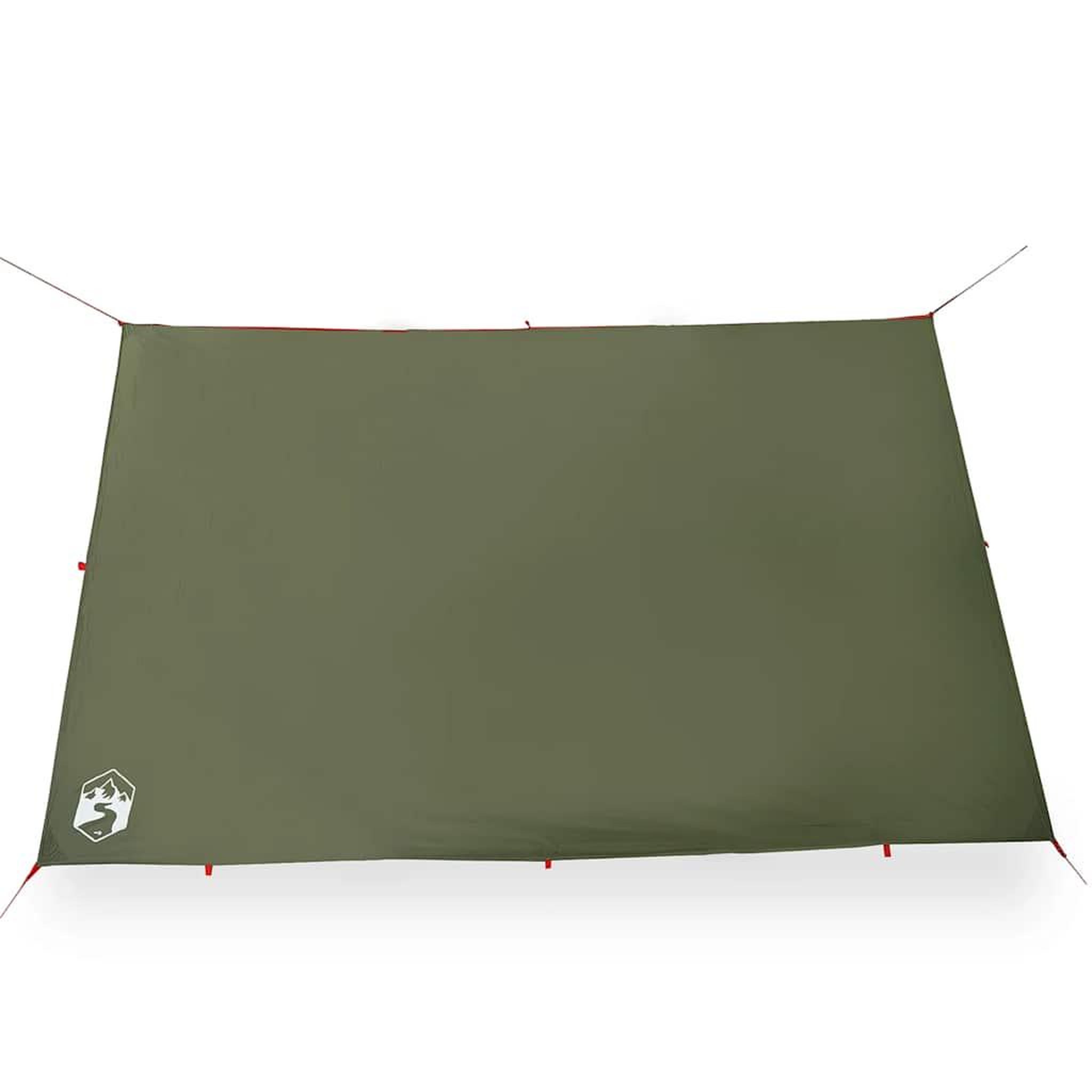 Voir la diapositive 5 : VIDAXL Bache de camping vert olive 306x306 cm impermeable