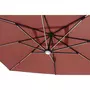 CONCEPT USINE Parasol rectangulaire terracotta avec LED 395 x 295 cm CALVIA