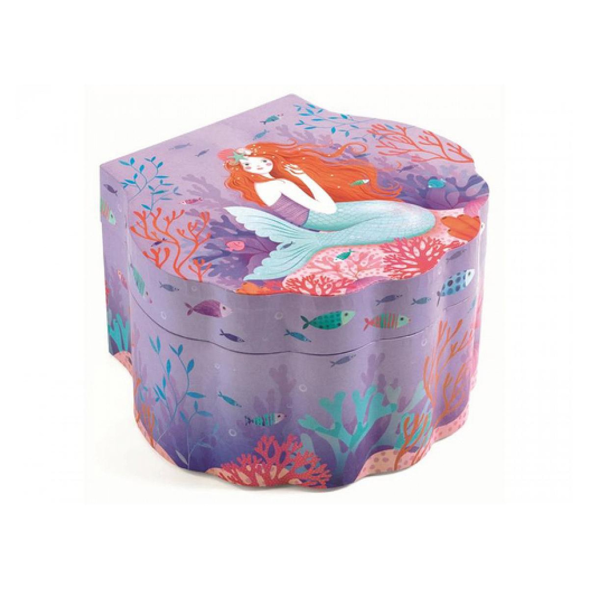 Voir la diapositive 2 : Djeco boite a musique coffret sirene enchantee