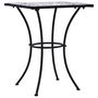 Voir la diapositive 2 : VIDAXL Table de bistro mosaïque Bleu et blanc 60 cm Ceramique
