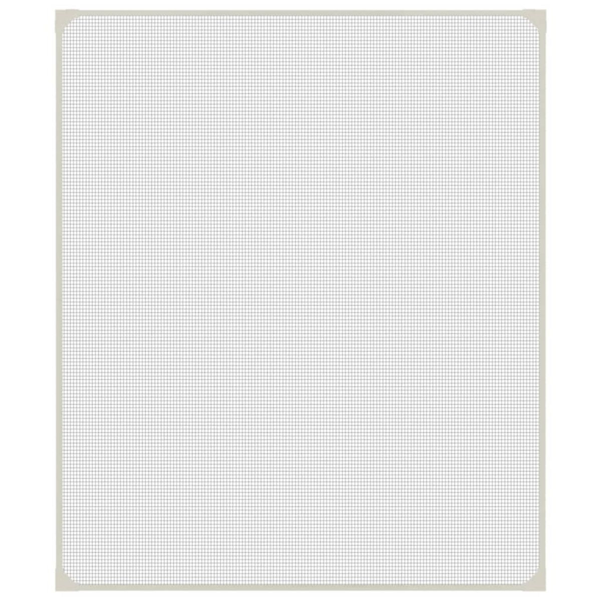 VIDAXL Moustiquaire magnetique pour fenetres blanc 100x120 cm