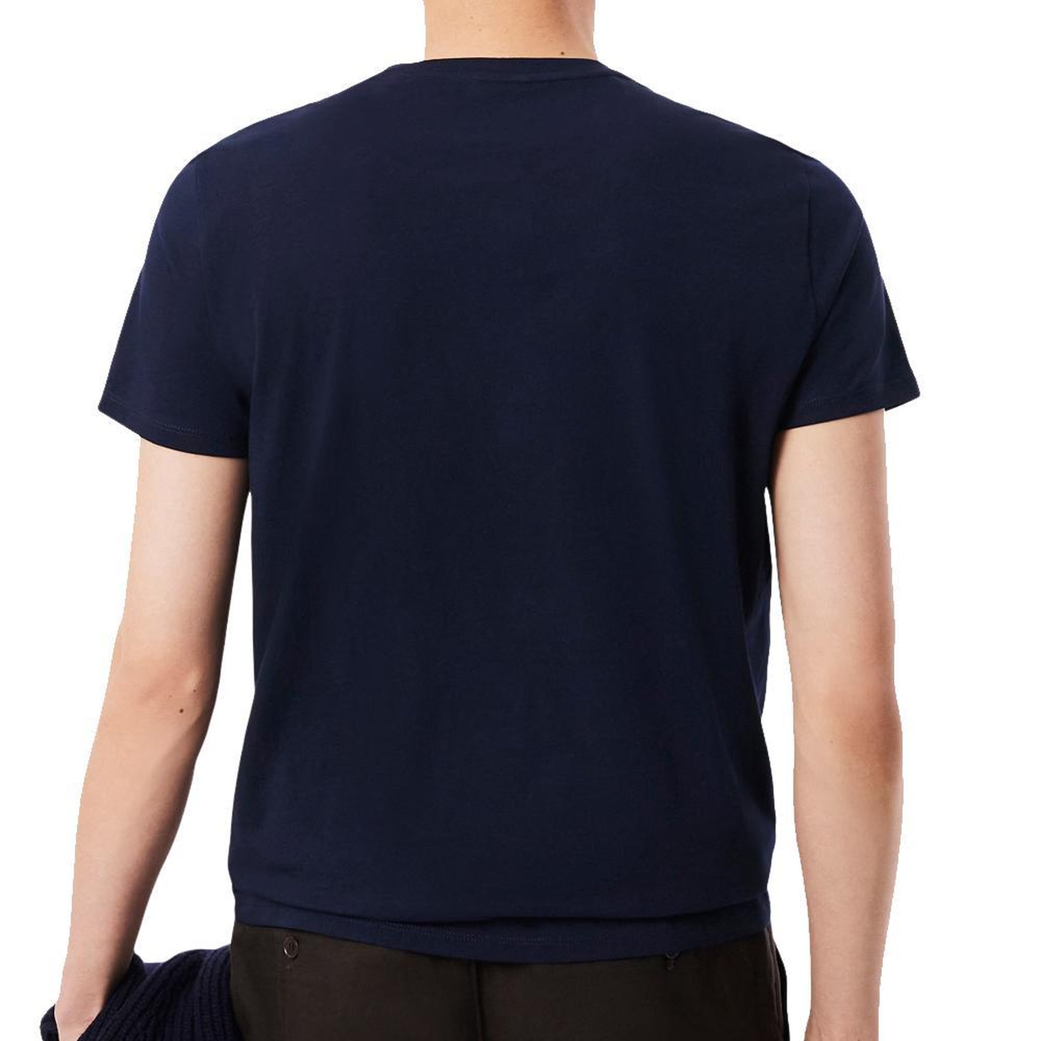 Voir la diapositive 2 : Lacoste T-shirt Marine Homme Lacoste TH6709001