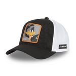 CAPSLAB Casquette homme trucker Looney Tunes Daffy Capslab. Coloris disponibles : Noir