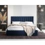 Voir la diapositive 5 : BEST MOBILIER Rosario - lit coffre - 160x200 - sommier inclus - en velours