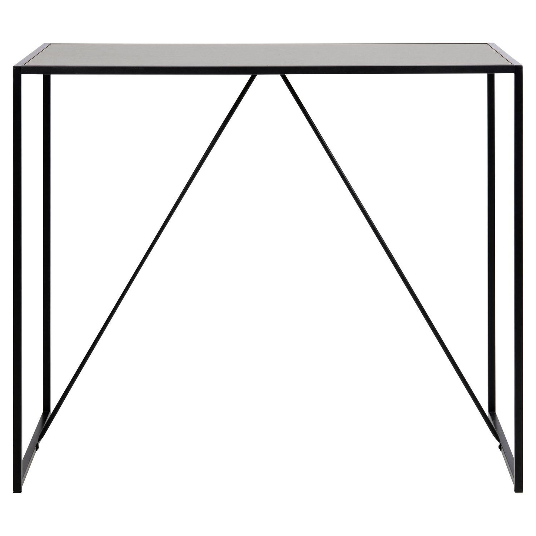 Voir la diapositive 4 : TOILINUX Table de bar haute Sireine en MDF et métal