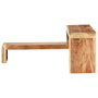 Voir la diapositive 4 : VIDAXL Meubles TV 2 pcs Bois d'acacia massif