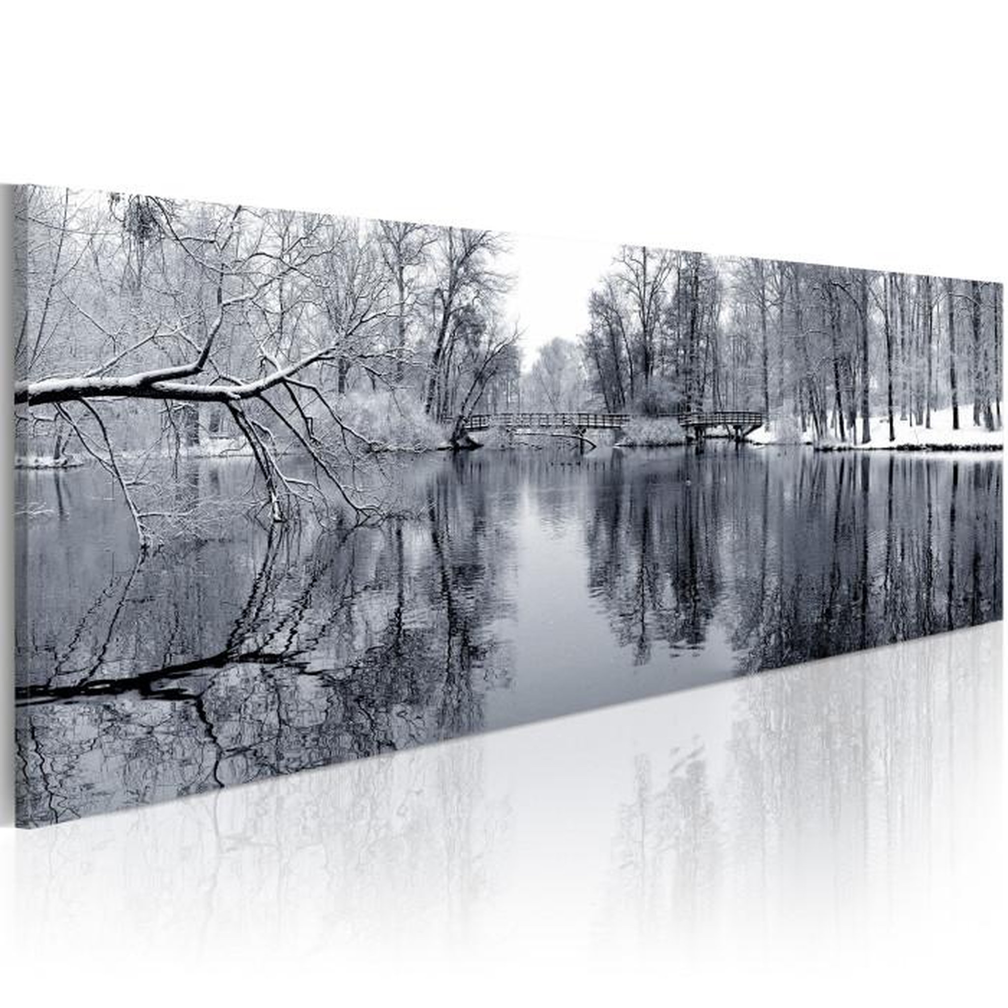 Paris Prix Tableau Imprimé  Paysage : Hiver. Coloris disponibles : Multicolore