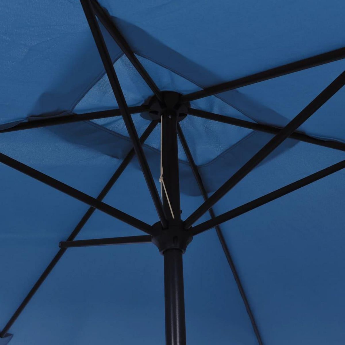 VIDAXL Parasol d'exterieur avec poteau en metal 300x200 cm Azure