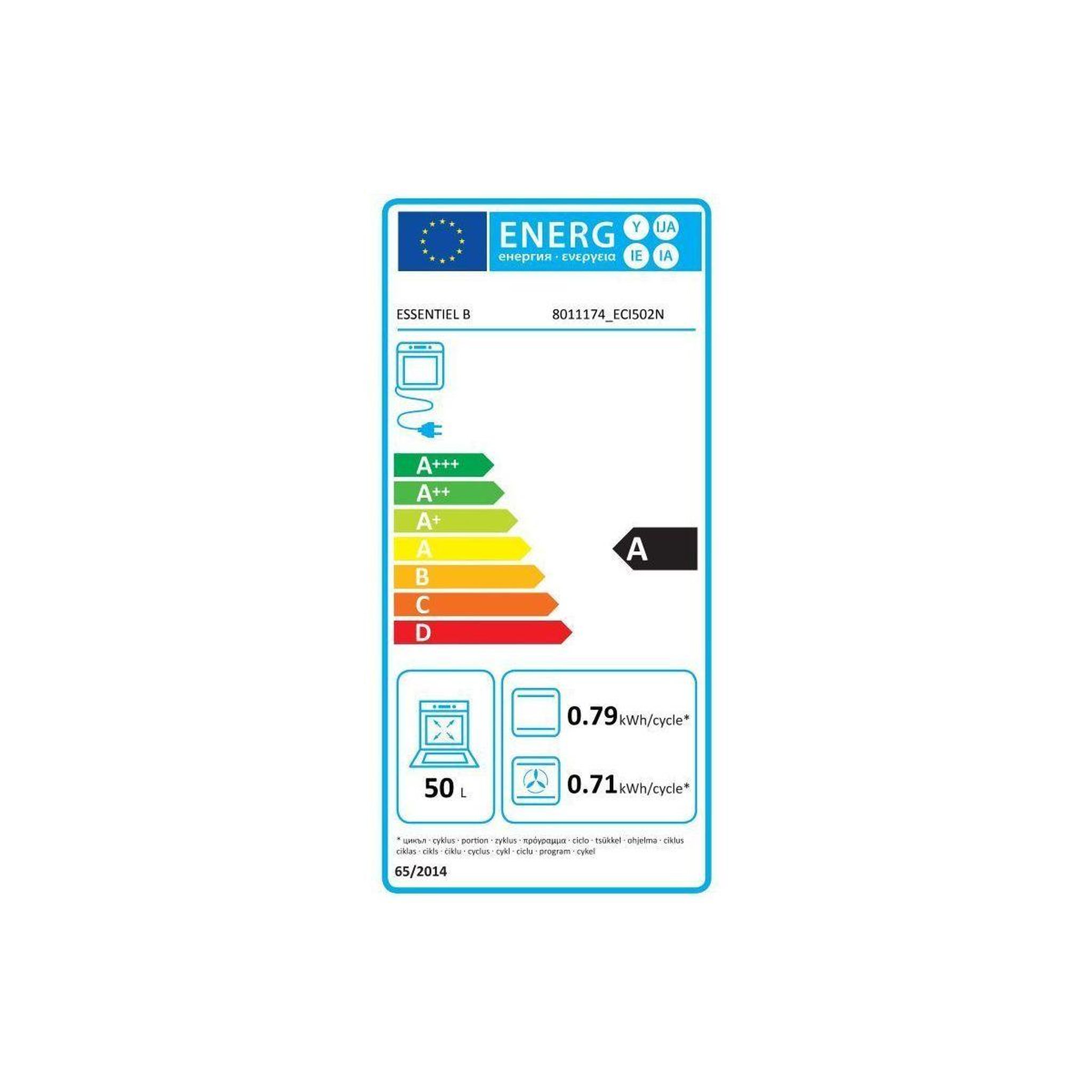 Voir la diapositive 6 : ESSENTIEL B Cuisinière induction eci502n