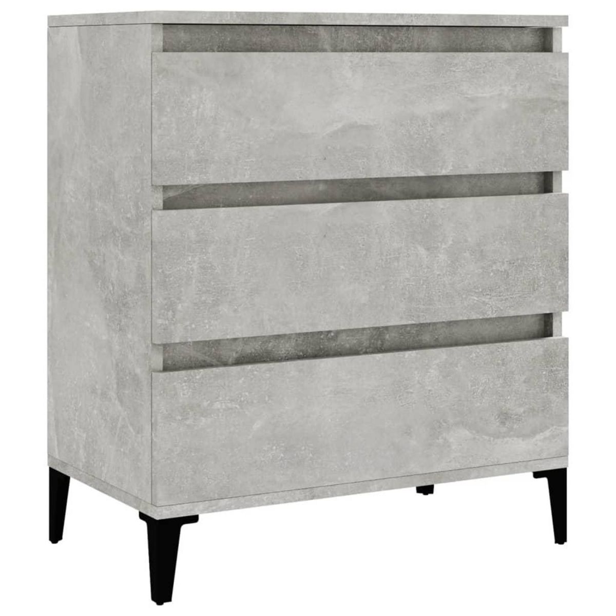 VIDAXL Buffet Gris beton 60x35x70 cm Bois d'ingenierie