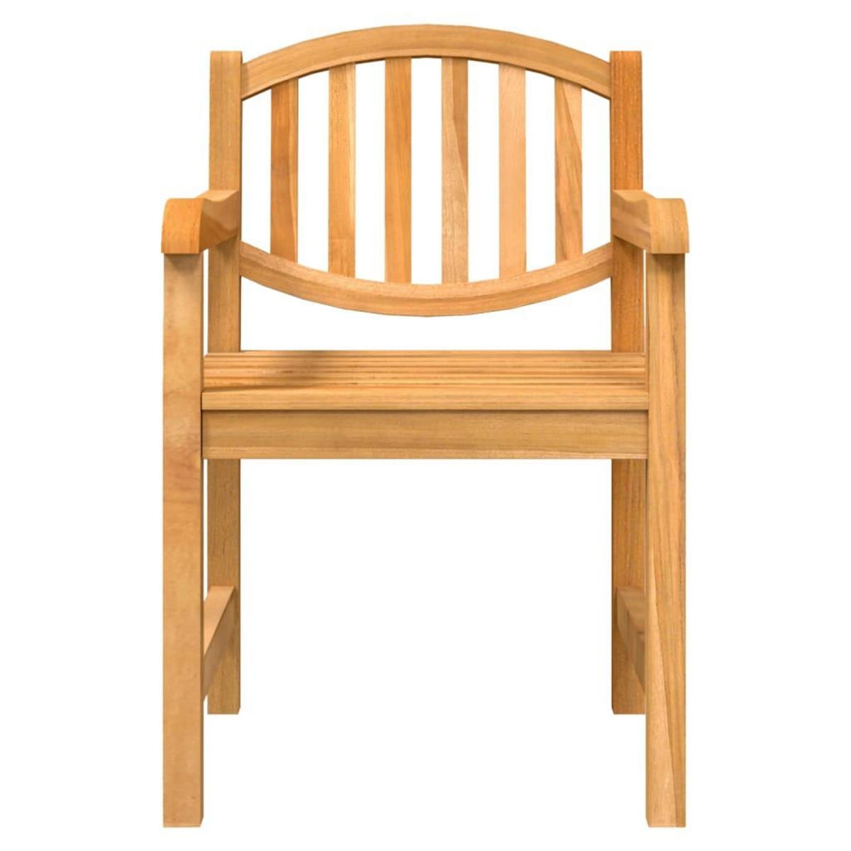 VIDAXL Chaises de jardin lot de 8 58x59x88 cm bois massif de teck