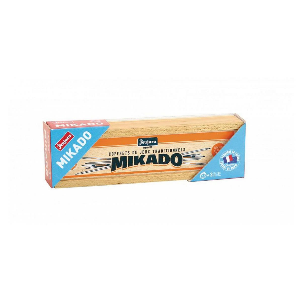 JeuJura Mikado en bois - coffret en bois