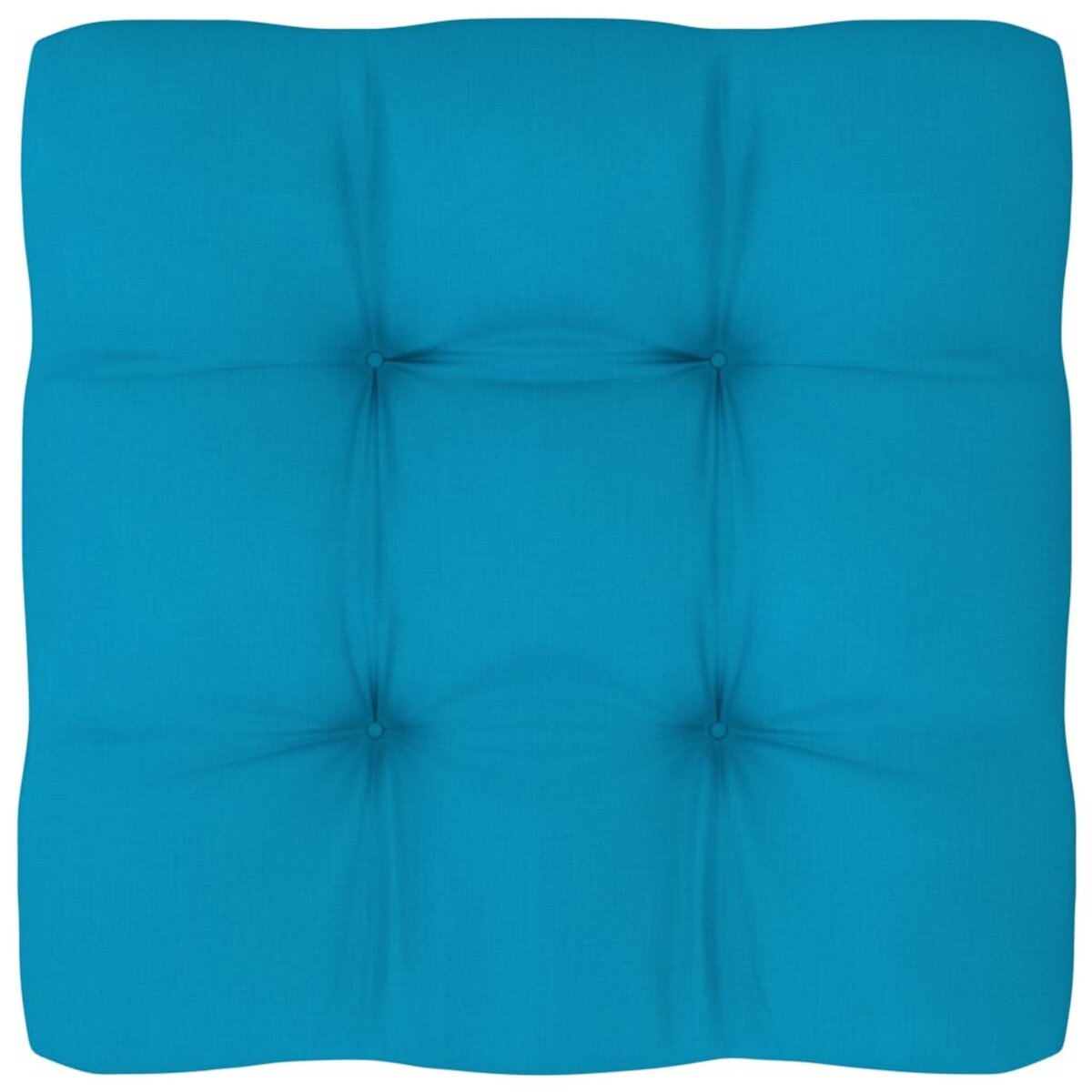 VIDAXL Coussin de canape palette Bleu 80x80x10 cm
