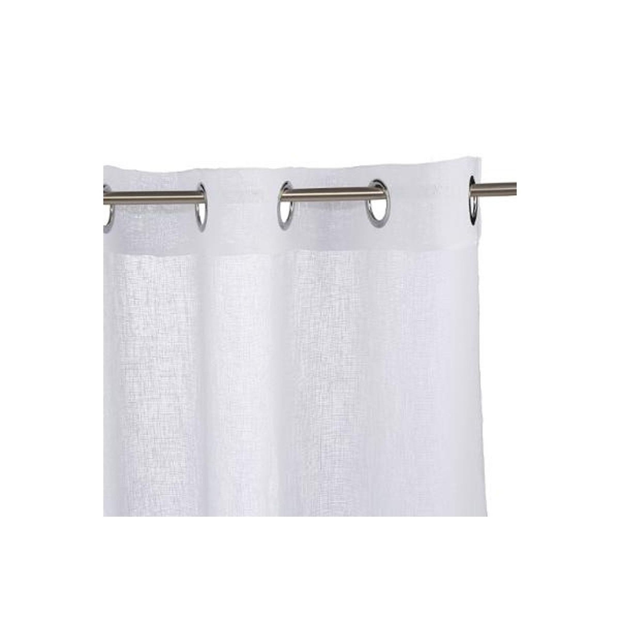 Voir la diapositive 3 : ATMOSPHERA Rideau voilage  fred  140x240cm blanc