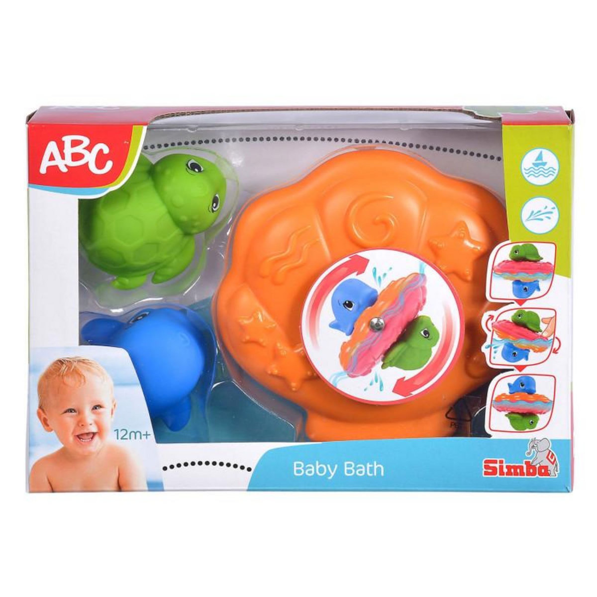 ABC ABC Bath Toy Shell with Sea Animals