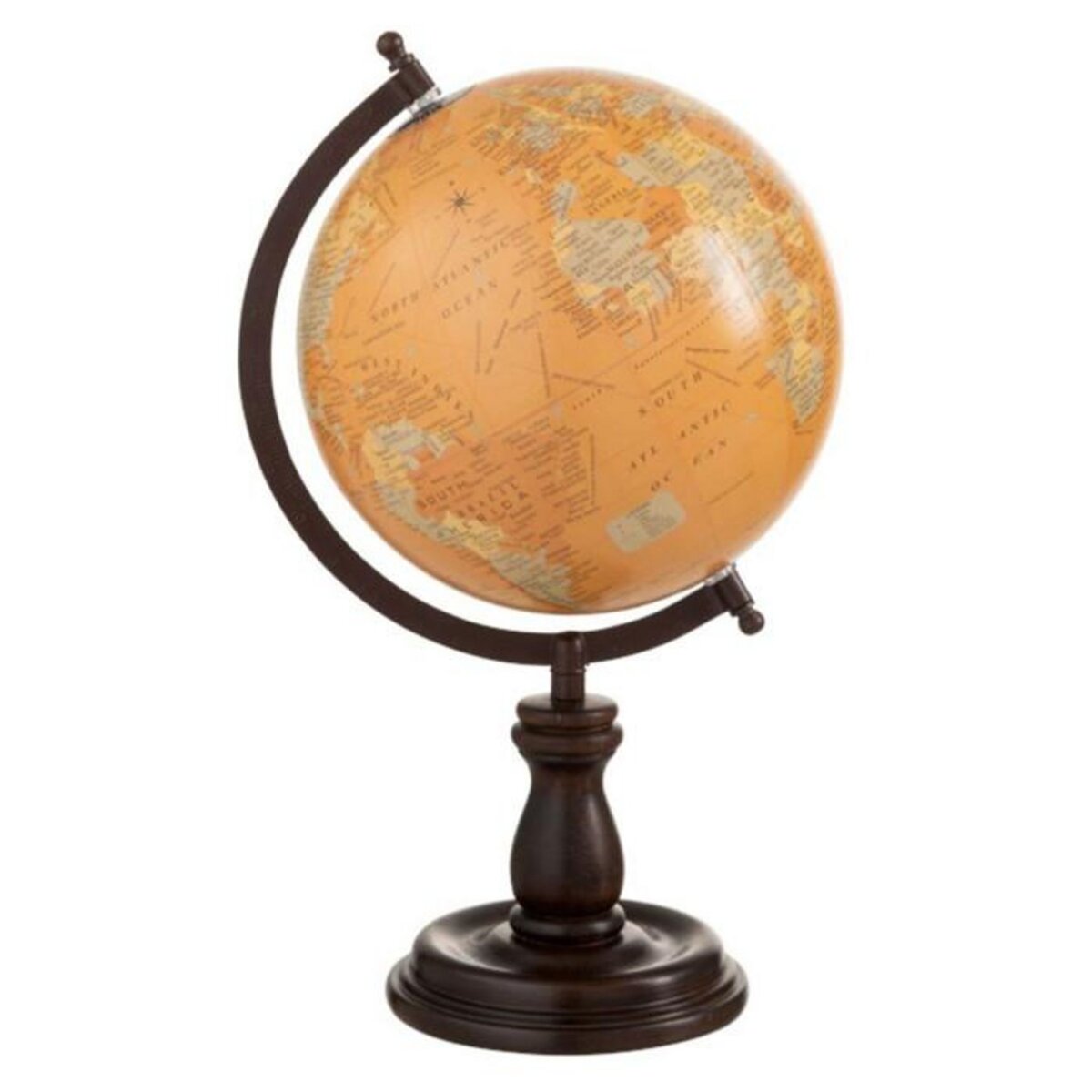 Paris Prix Globe Terrestre sur Pied Bois  Iconic  39cm Naturel
