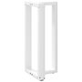 Voir la diapositive 4 : VIDAXL Pieds de table de bar forme de T 2 pcs blanc 50x35x(90-91) cm