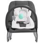 Voir la diapositive 2 : VIDAXL Transat pour bébé Anthracite Acier