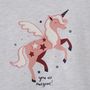 Voir la diapositive 2 : INEXTENSO T-shirt manches longues licorne fille