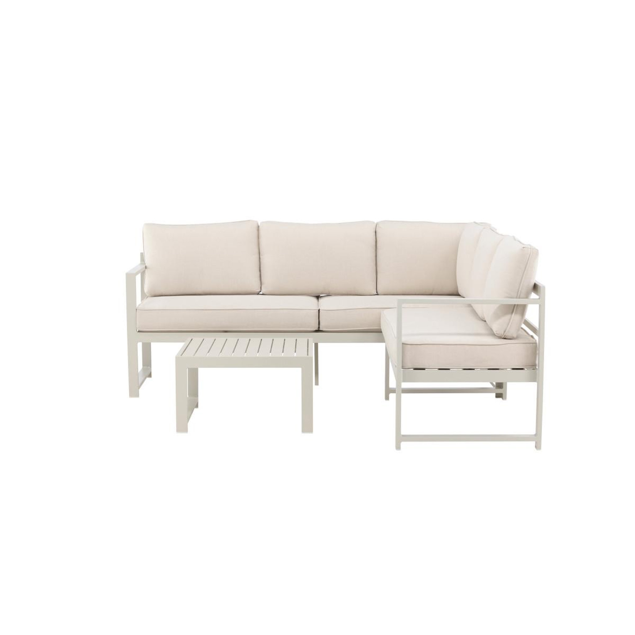 Voir la diapositive 4 : Paris Prix Salon d'angle de jardin  salvador  190cm beige