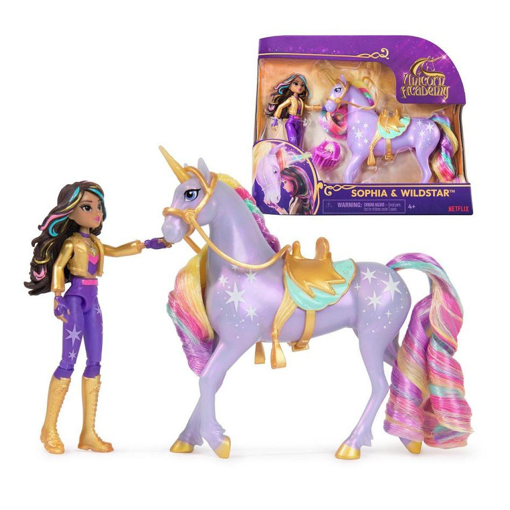 Voir la diapositive 2 : SpinMaster Wildstar et sophia unicorn academy