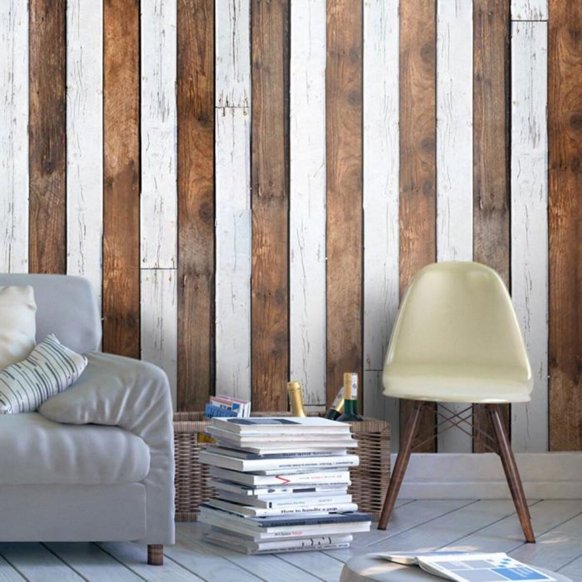 Paris Prix Papier Peint  Chocolate Duo  50x1000cm