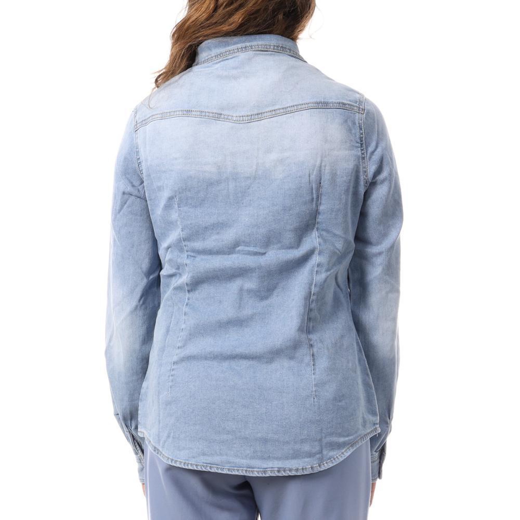 Voir la diapositive 2 : MONDAY PREMIUM Chemise en Jean  Clair Femme Monday Premium Bleach