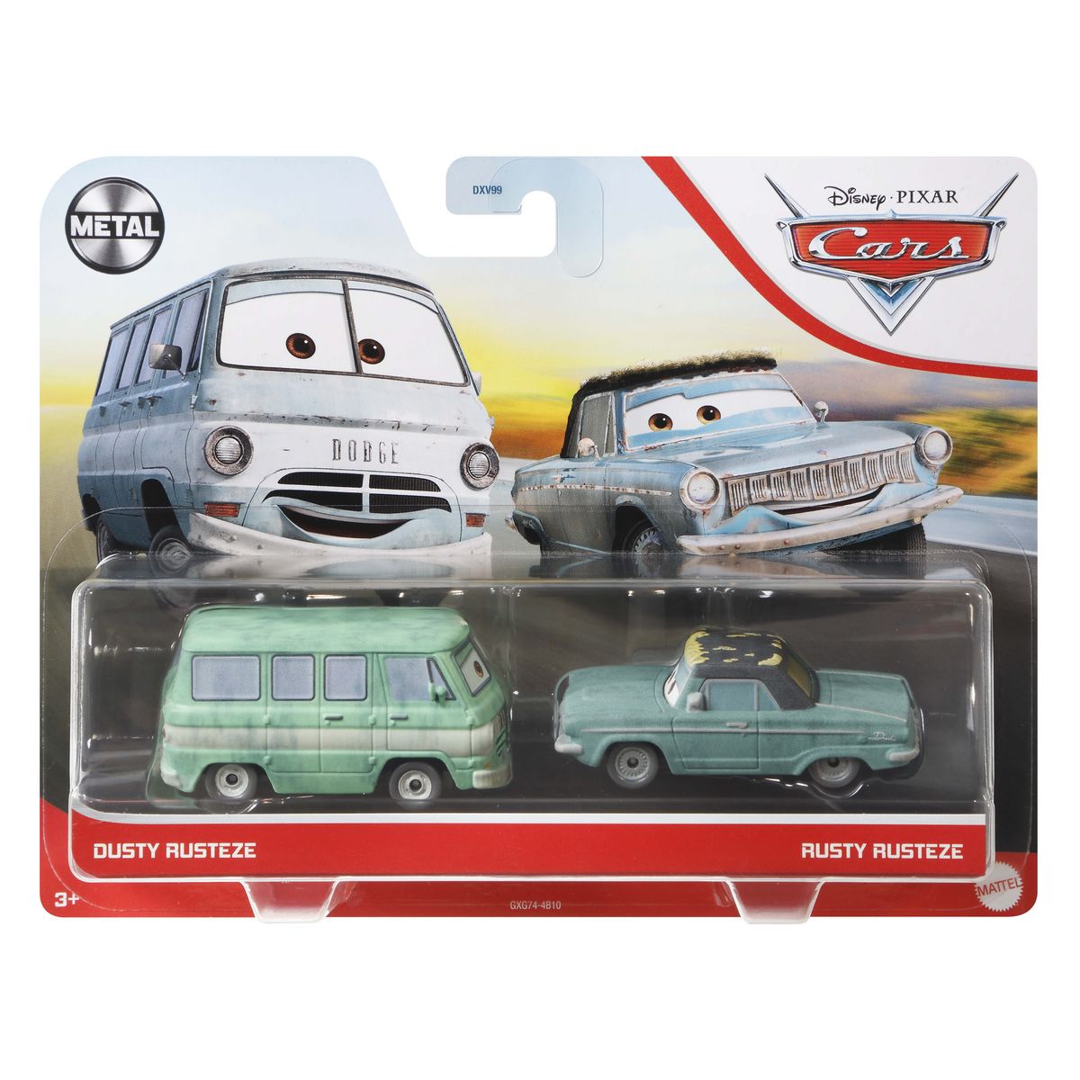 MATTEL Mattel Pack de 2 véhicules - Cars - Dusty Rusteze et Rusty Rusteze