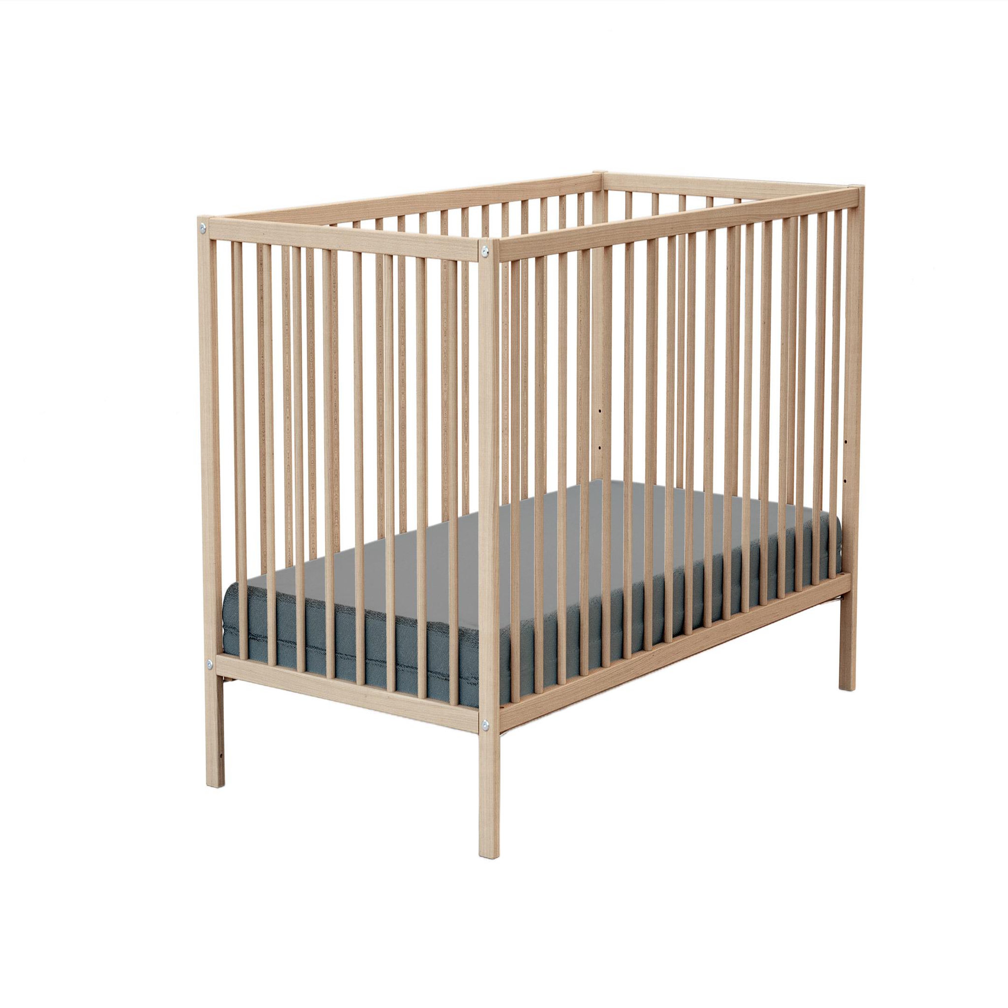 Voir la diapositive 1 : WEBABY Lit bébé en bois 60x120 ONE