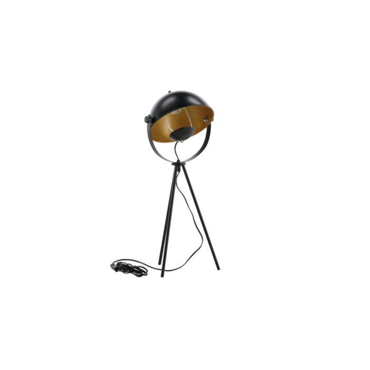 Paris Prix Lampe à Poser Trépied  Search  67cm Noir