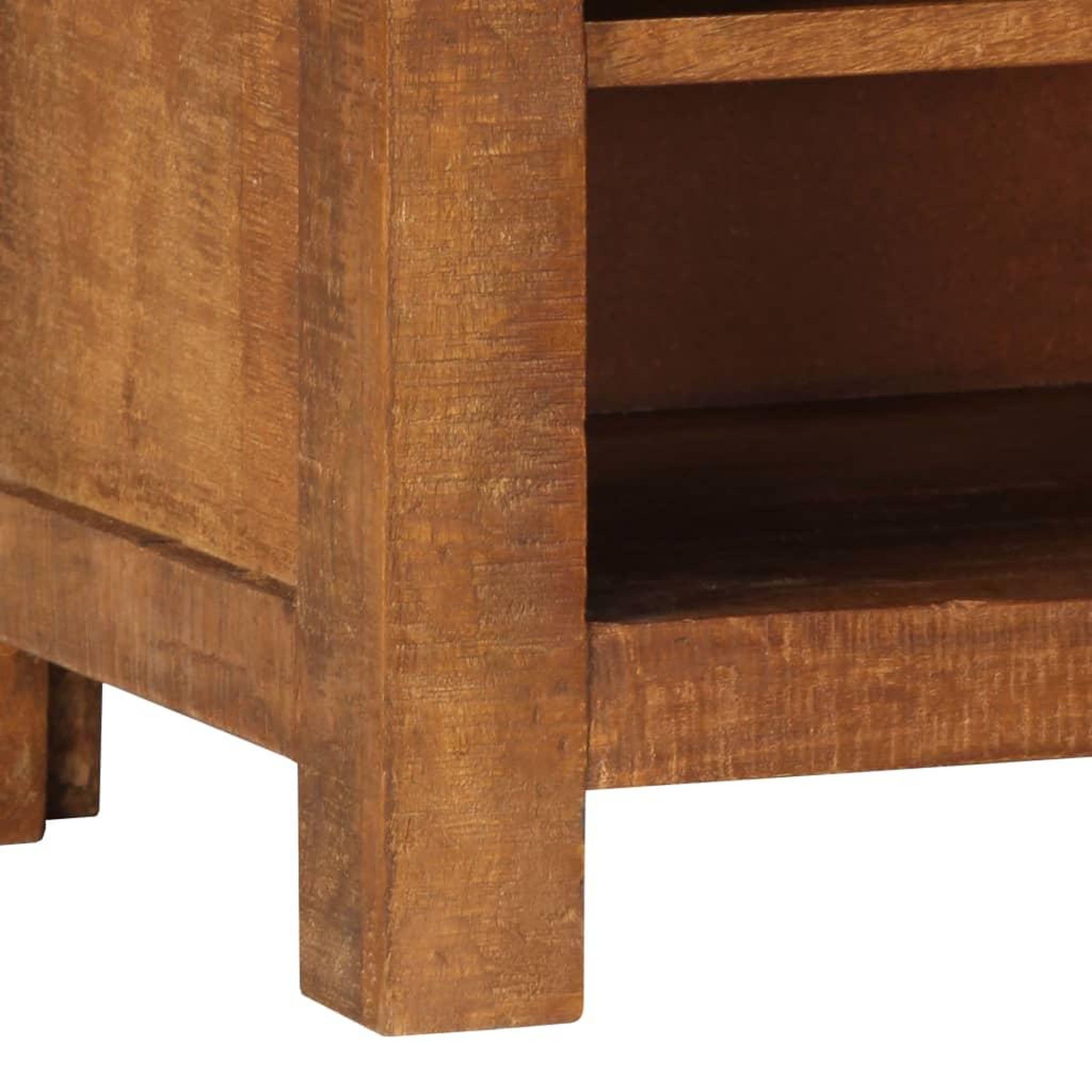 Voir la diapositive 4 : VIDAXL Meuble TV 120x30x40 cm Bois massif de manguier