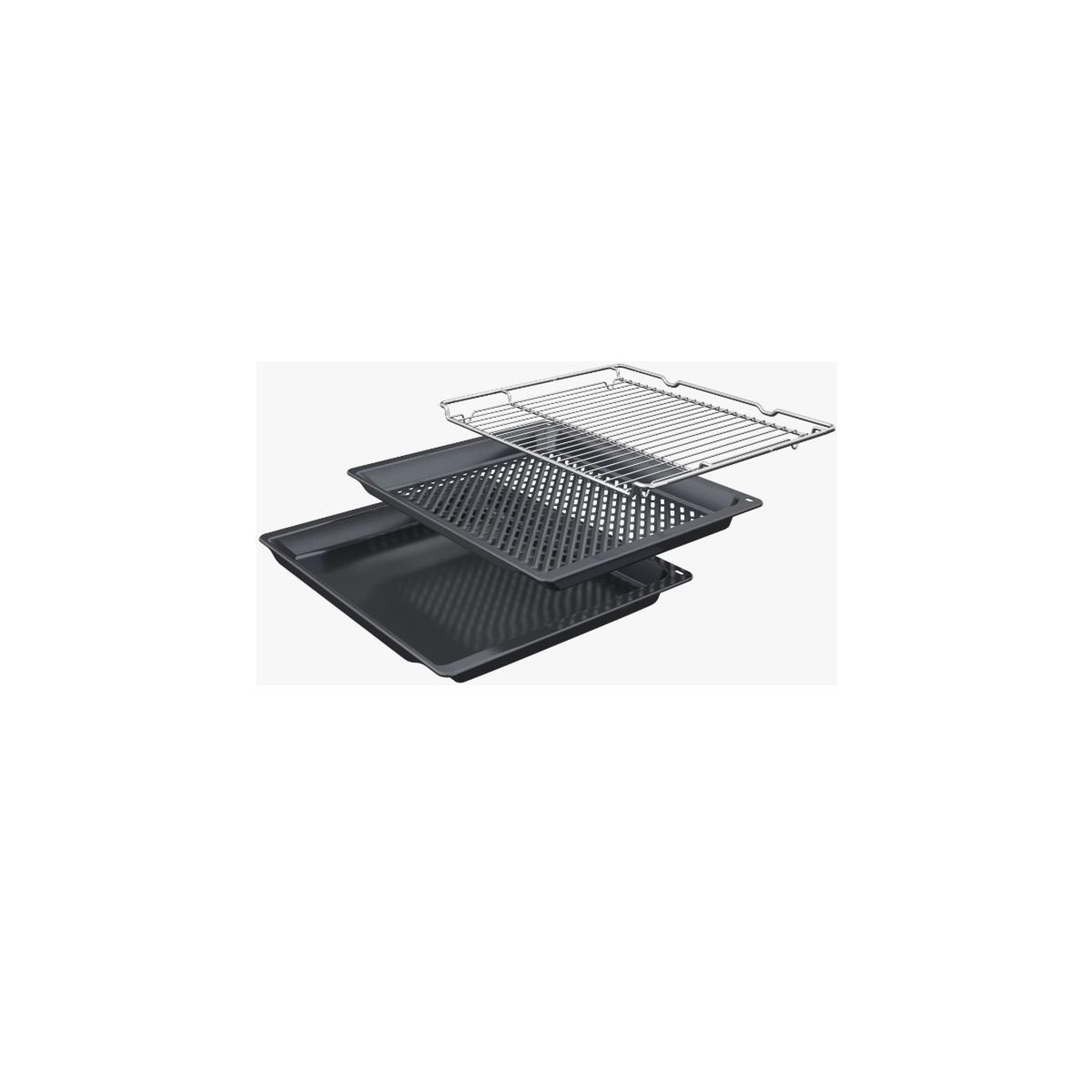 Voir la diapositive 3 : BOSCH Four intégrable multifonction 71l 60cm pyrolyse blanc - hba572bw3f