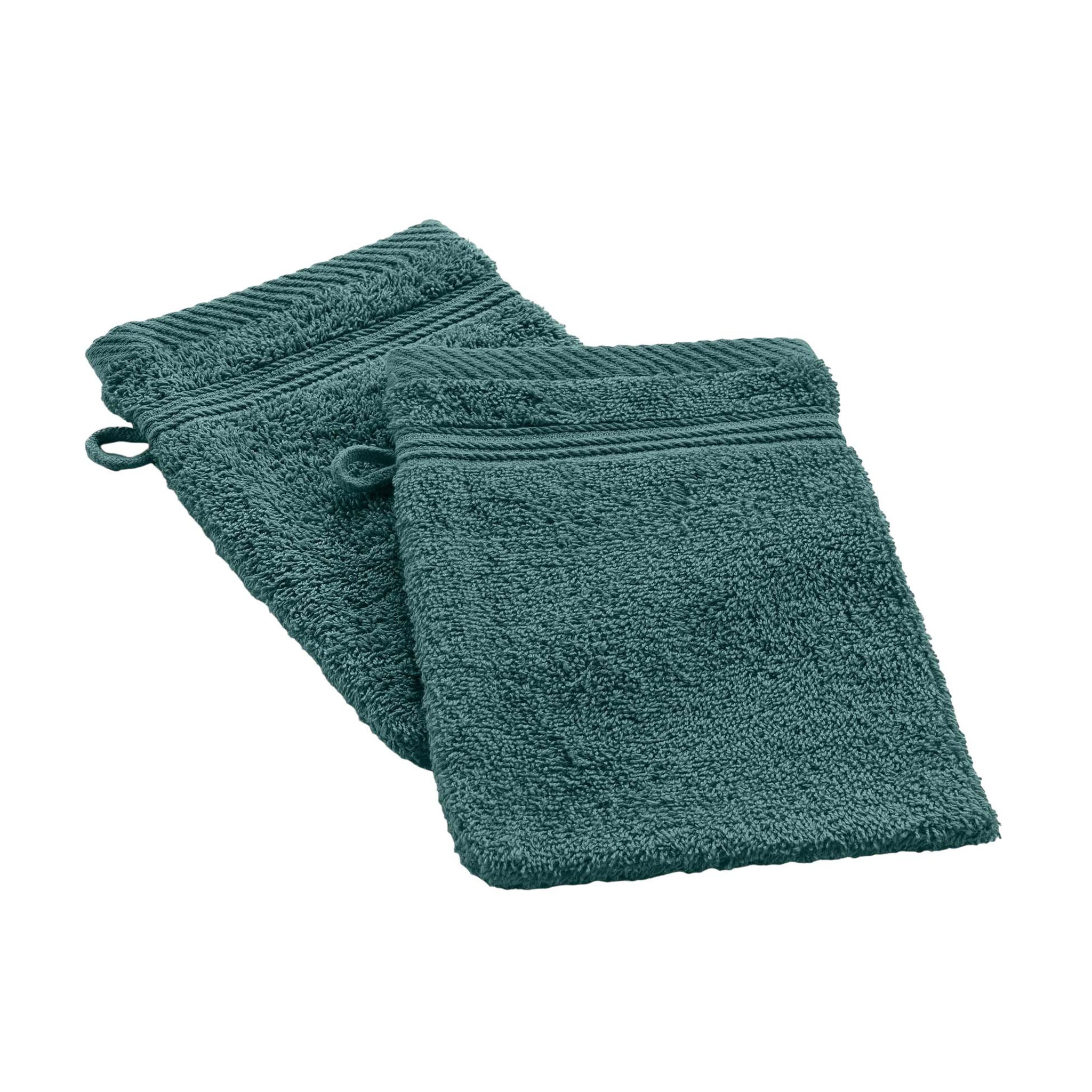 Voir la diapositive 1 : Eden Lot de 2 gants de toilette tendresse uni en coton