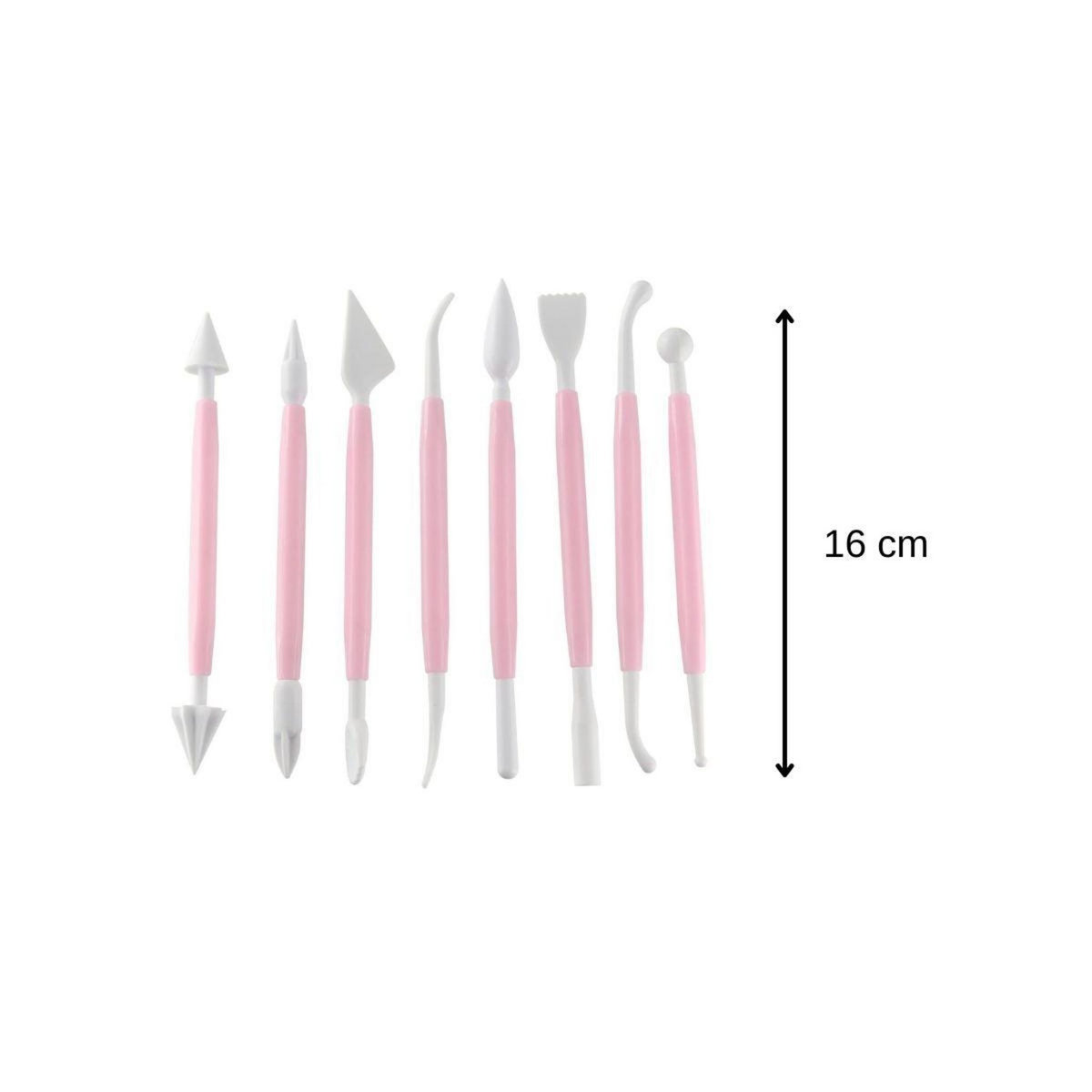 ZENKER Set de 8 outils pour modeler la pâte à sucre Zenker Candy