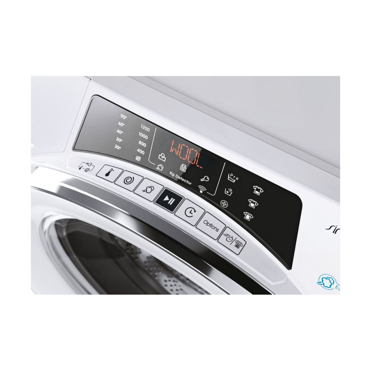 Candy Lave linge hublot Rapido RO41274DWMCE/1-S