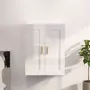 VIDAXL Armoire murale Blanc brillant 69,5x32,5x90 cm Bois d'ingenierie