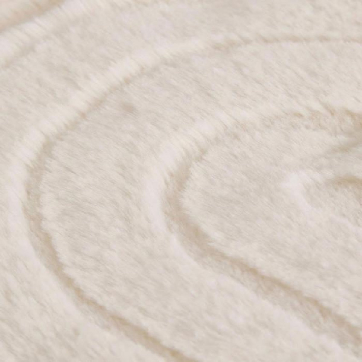 ATMOSPHERA Edredon Imitation Fourrure  Arka  80x180cm Ivoire