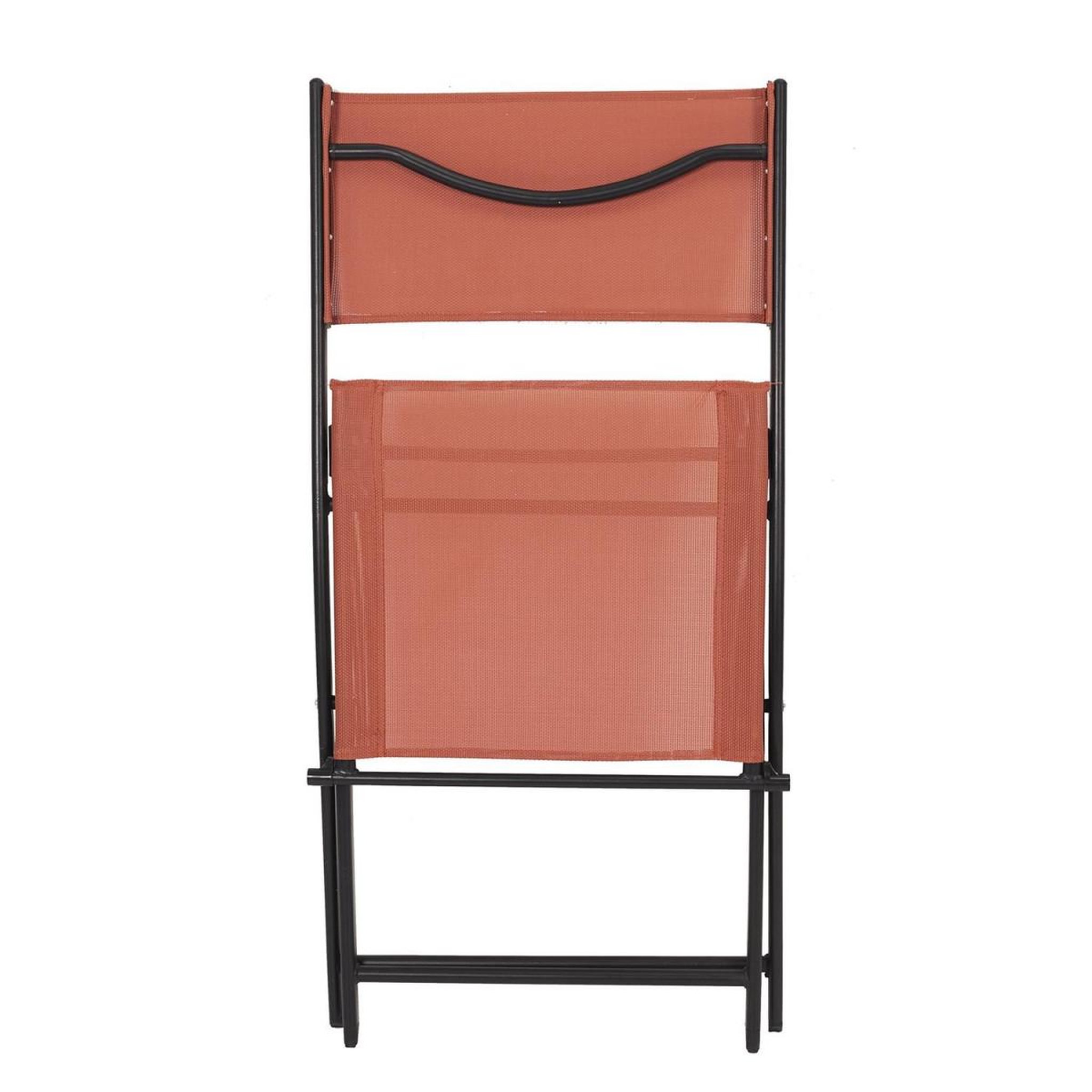 Voir la diapositive 6 : The Home Deco Factory Lot de 4 Chaises Pliables  Jardin  79cm Terracotta