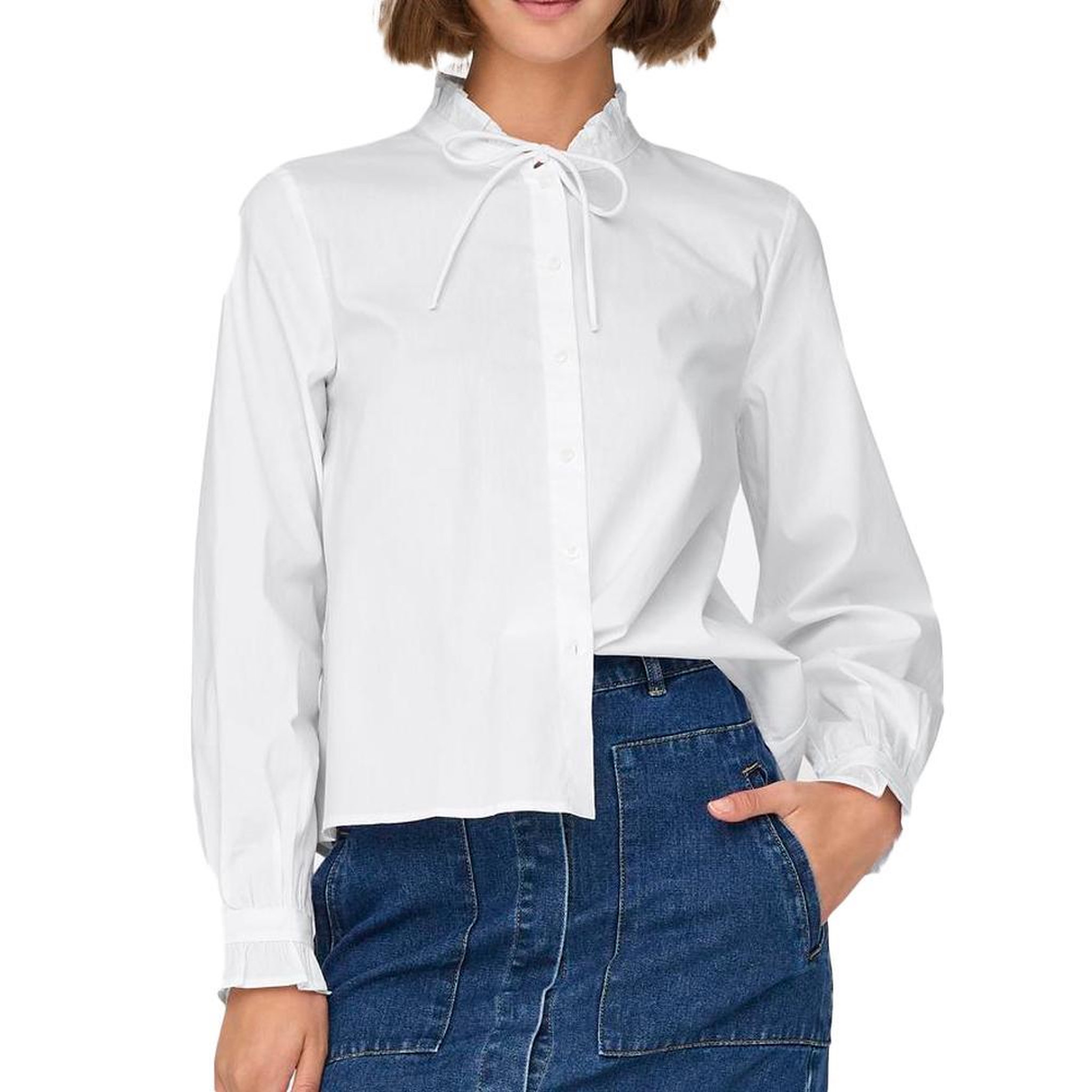 JACQUELINE DE YONG Chemise  Femme JDY Mio. Coloris disponibles : Blanc