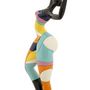 Voir la diapositive 3 : Paris Prix Statuette Femme Danseuse  Rubic  38cm Multicolore