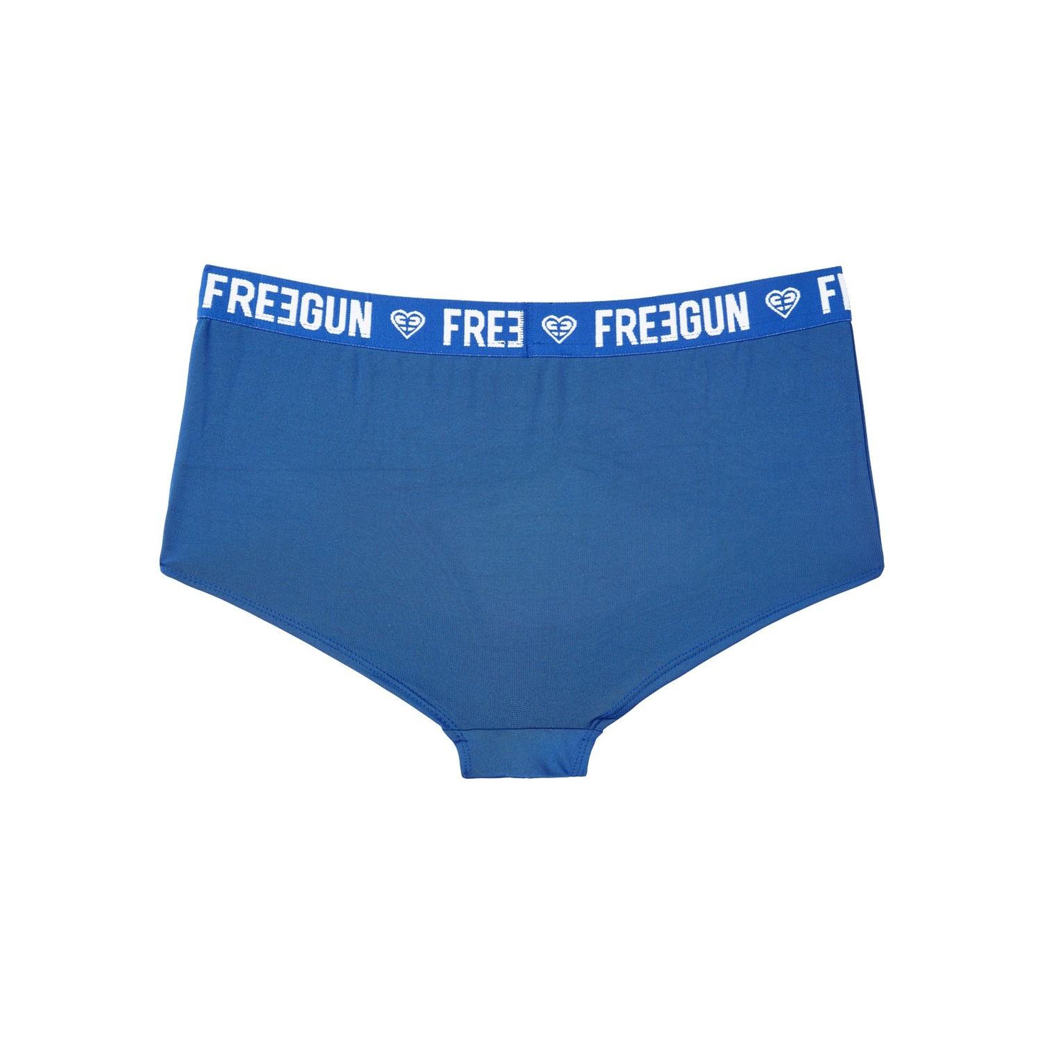 Voir la diapositive 6 : FREEGUN Lot de 2 shortys fille Romantic Cities Bleu