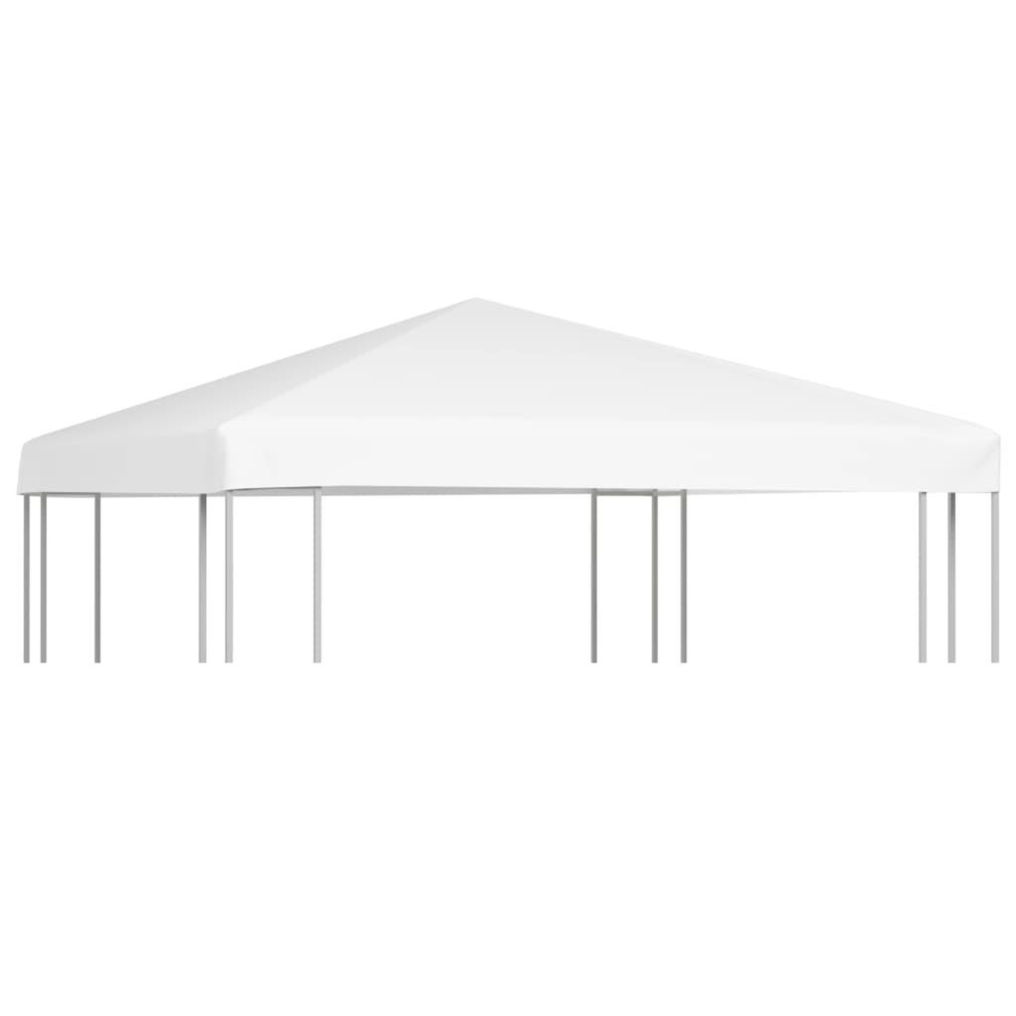 Voir la diapositive 2 : VIDAXL Toile de toit de belvedere 270 g/m^2 3x3 m Blanc
