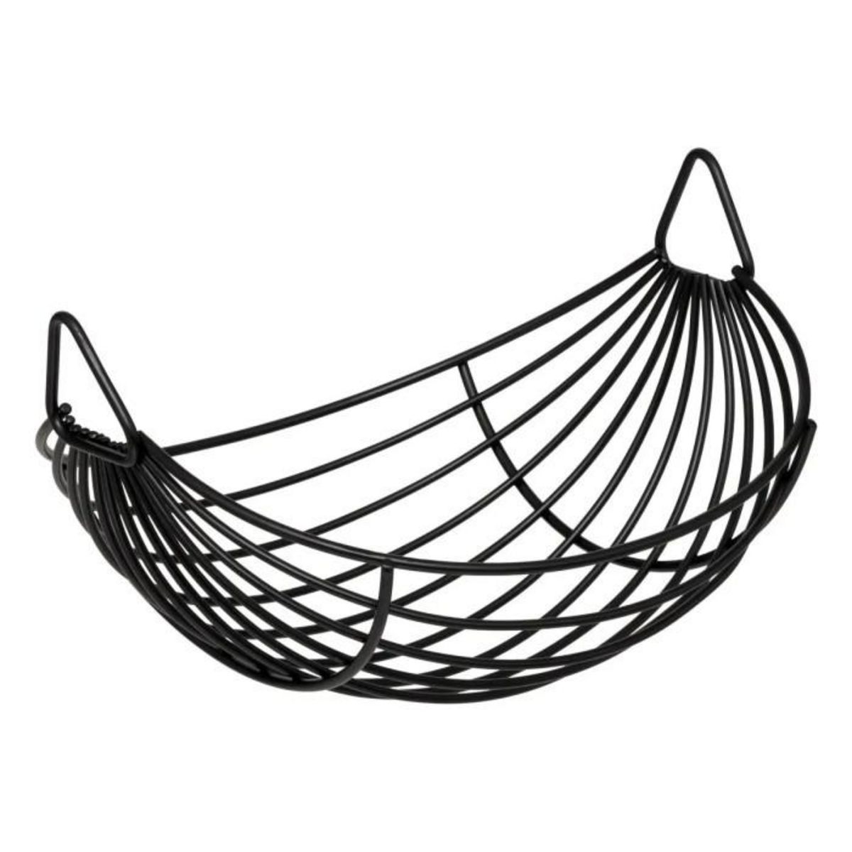 FIVE Corbeille à Fruits 2 Niveaux  Balancier  46cm Noir