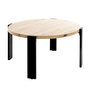Voir la diapositive 1 : Paris Prix Table Basse Design  Tiny  75cm Naturel & Noir