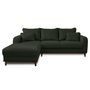 Voir la diapositive 6 : LISA DESIGN Albane - canapé d'angle gauche - 4 places - en velours côtelé